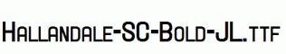 Hallandale-SC-Bold-JL.ttf