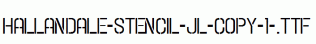 Hallandale-Stencil-JL-copy-1-.ttf