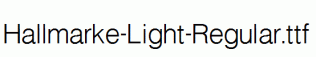Hallmarke-Light-Regular.ttf