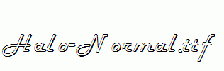 Halo-Normal.ttf