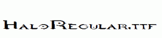 HaloRegular.ttf