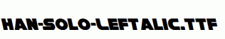 Han-Solo-Leftalic.ttf