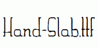 Hand-Slab.ttf