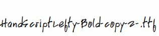 HandScriptLefty-Bold-copy-2-.ttf