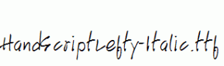 HandScriptLefty-Italic.ttf
