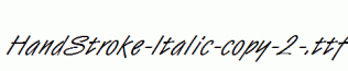 HandStroke-Italic-copy-2-.ttf