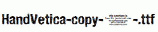 HandVetica-copy-1-.ttf