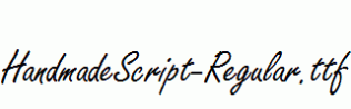 HandmadeScript-Regular.ttf