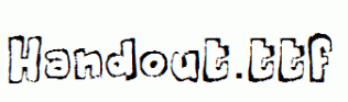 Handout.ttf