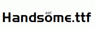 Handsome.ttf