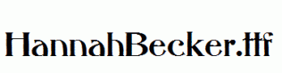HannahBecker.ttf