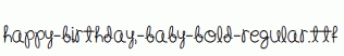 Happy-Birthday,-Baby-Bold-Regular.ttf