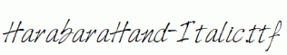 HarabaraHand-Italic.ttf