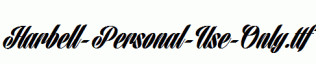 Harbell-Personal-Use-Only.ttf