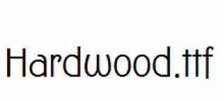 Hardwood.ttf