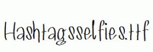 Hashtagsselfies.ttf