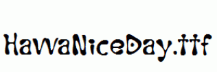 HavvaNiceDay.ttf