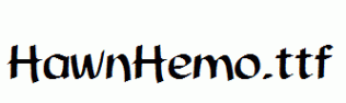 HawnHemo.ttf