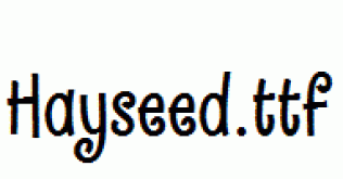 Hayseed.ttf