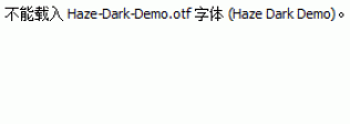Haze-Dark-Demo.otf