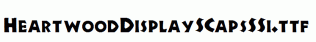 HeartwoodDisplaySCapsSSi.ttf