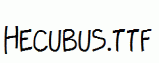 Hecubus.ttf
