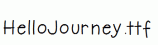 HelloJourney.ttf