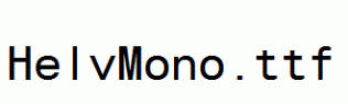 HelvMono.ttf