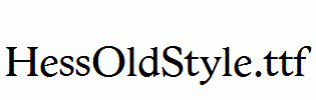 HessOldStyle.ttf