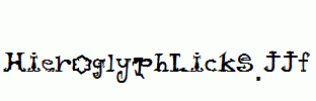 HieroglyphLicks.ttf