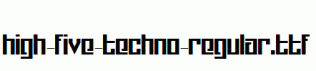 High-Five-Techno-Regular.ttf