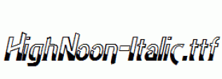 HighNoon-Italic.ttf