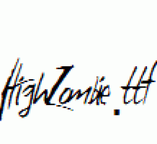 HighZombie.ttf