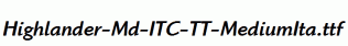Highlander-Md-ITC-TT-MediumIta.ttf