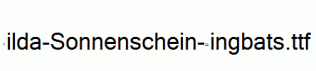 Hilda-Sonnenschein-Dingbats.ttf