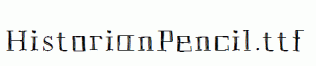 HistorianPencil.ttf