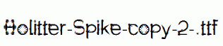 Holitter-Spike-copy-2-.ttf