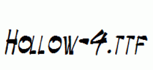 Hollow-4.ttf