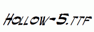 Hollow-5.ttf
