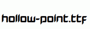 Hollow-Point.ttf