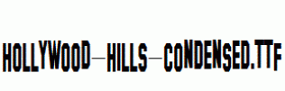 Hollywood-Hills-Condensed.ttf