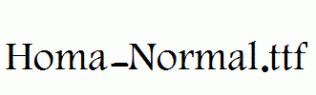Homa-Normal.ttf