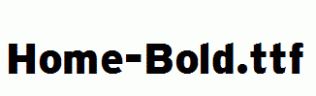 Home-Bold.ttf