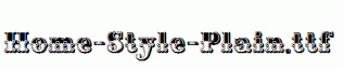 Home-Style-Plain.ttf