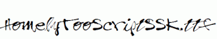 HomelyTooScriptSSK.ttf