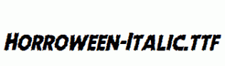 Horroween-Italic.ttf