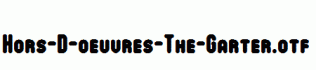 Hors-D-oeuvres-The-Garter.otf