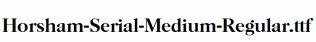 Horsham-Serial-Medium-Regular.ttf