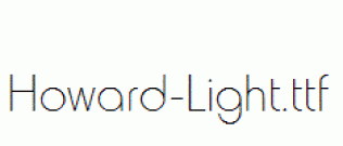 Howard-Light.ttf