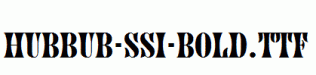 Hubbub-SSi-Bold.ttf